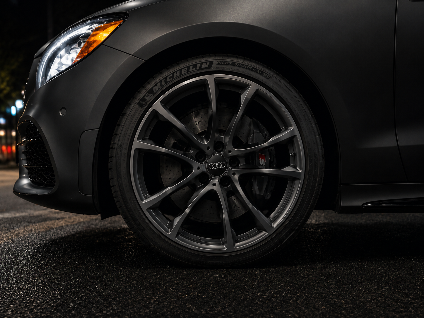Audi A5 Coupe wheel and brake detail
